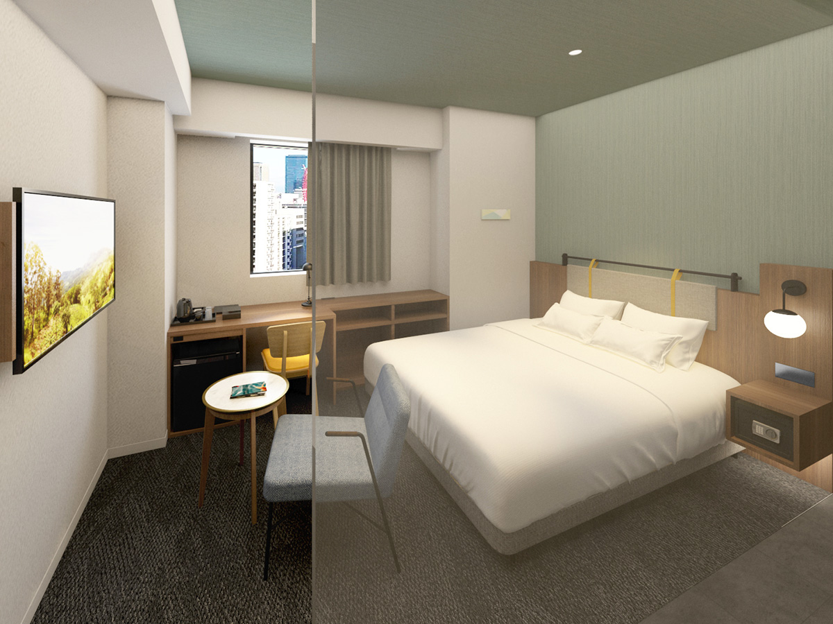 三重らしさと緑が感じられる客室