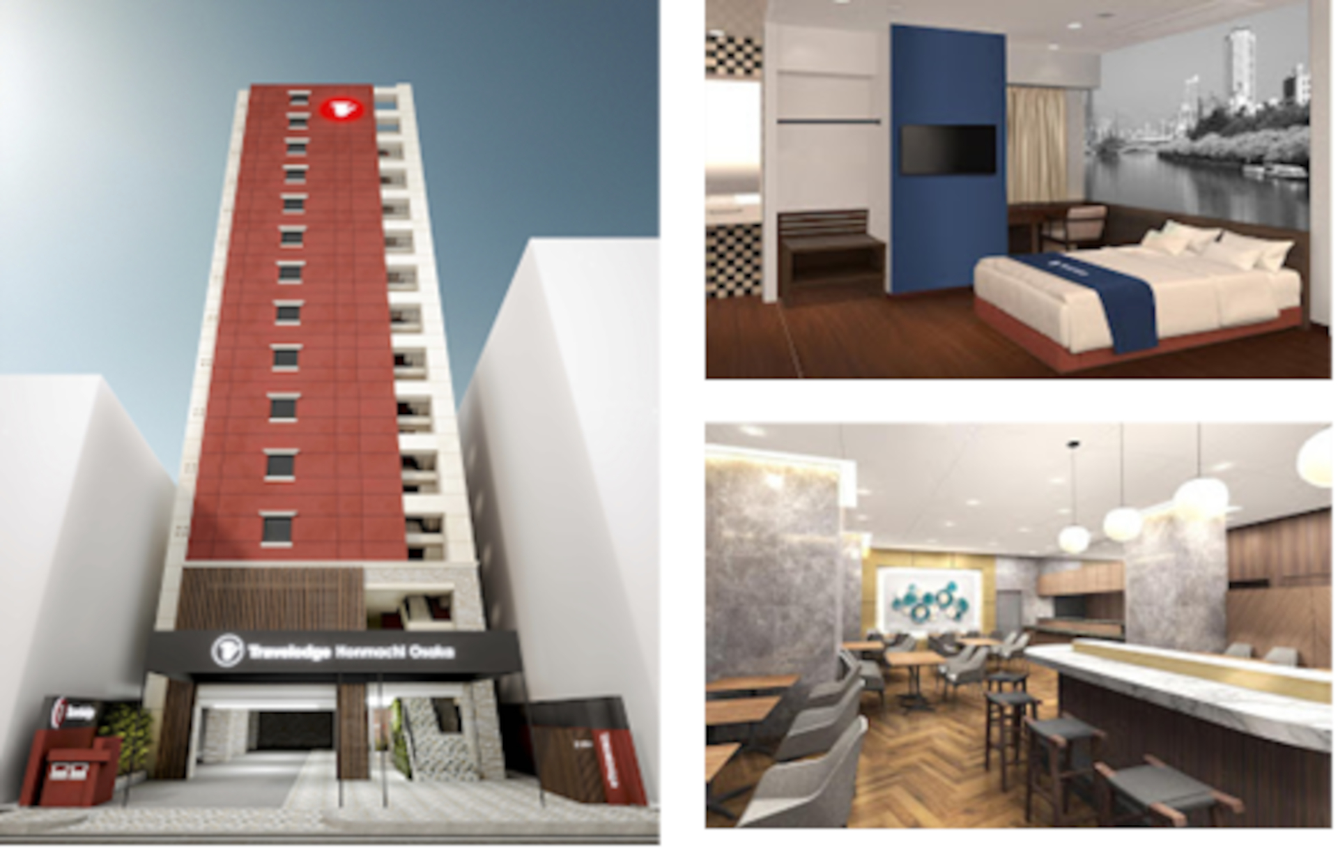 日本進出第1号店「トラベロッジ本町大阪」