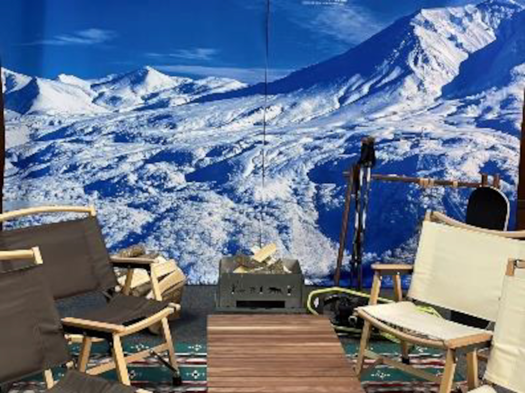 北海道の大雪エリア初出展。VRで冬キャンプ体験