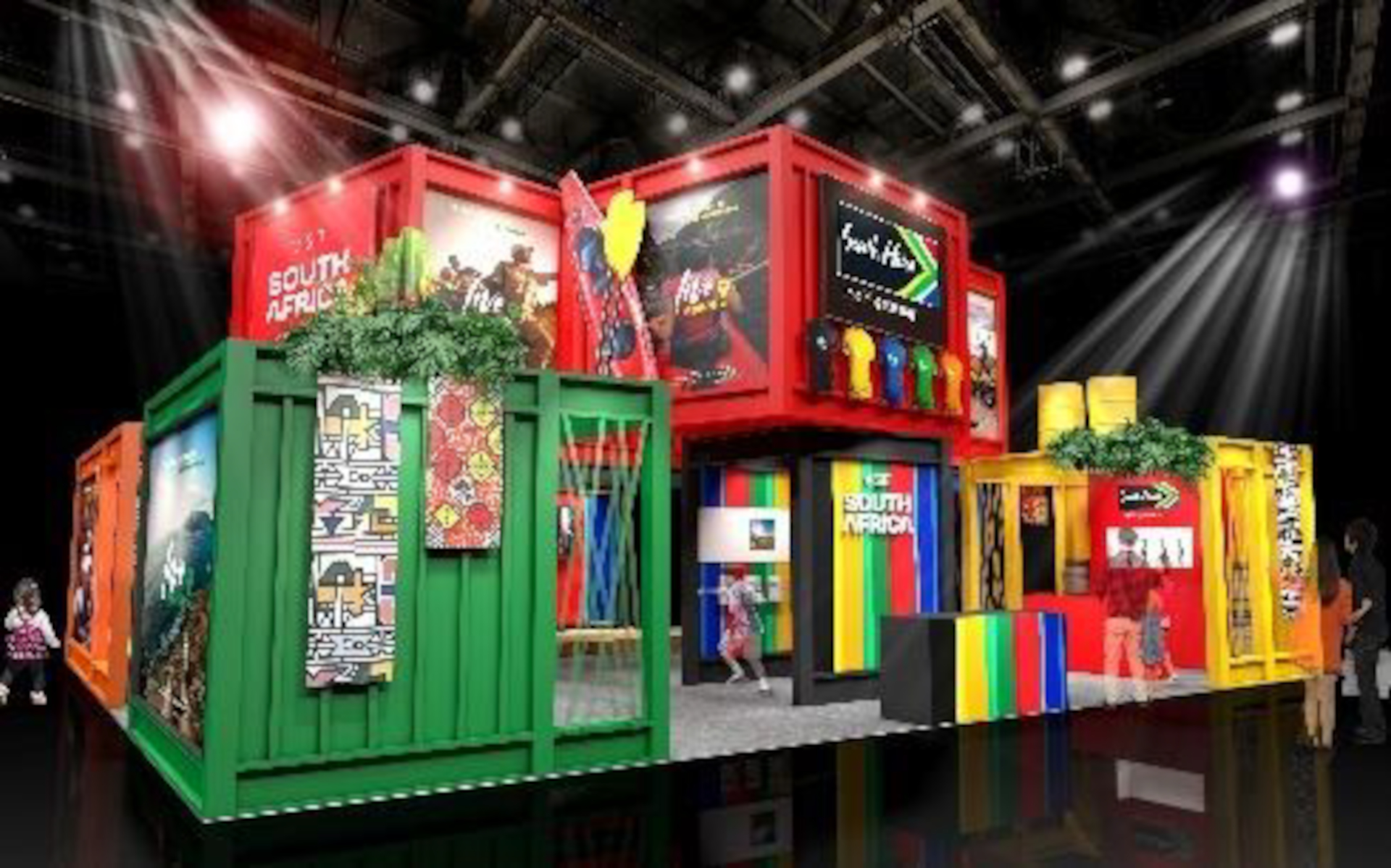 カラフルでポップな南アフリカ観光局など海外系も