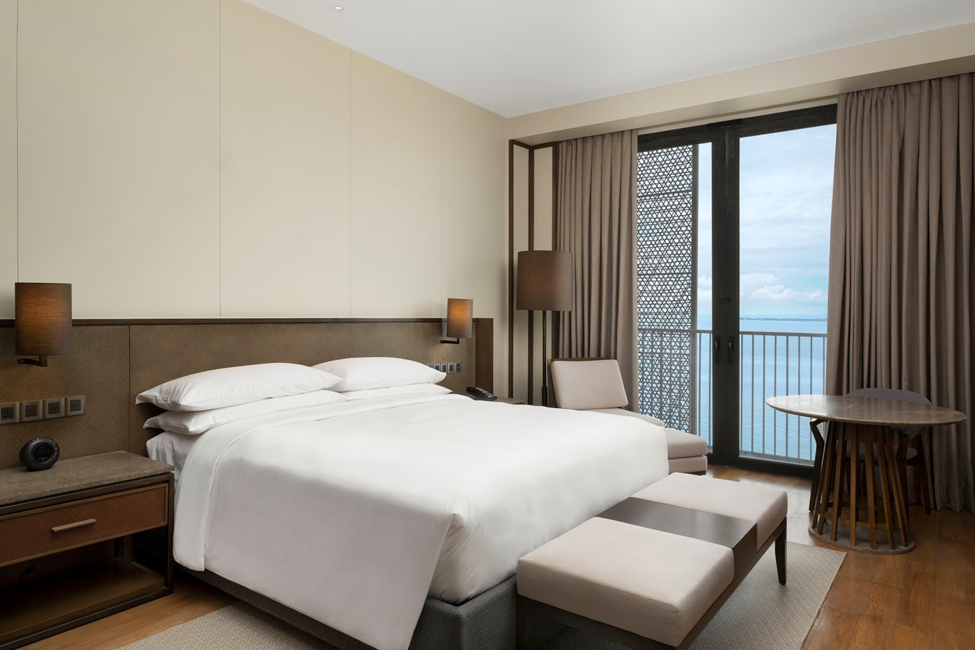 美しい海を一望できる客室も