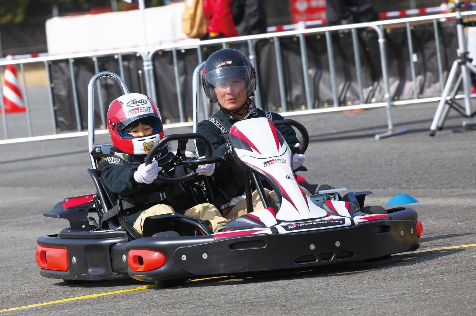 同乗体験の様子