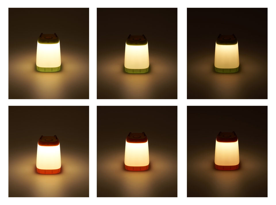 ロゴス、子供でも使える軽量LEDランタン。置く、持つ、吊るすの3WAYで