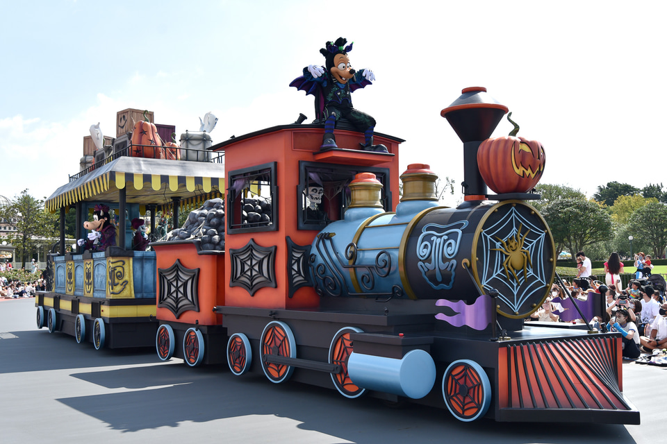 ディズニー クリスマス ミッキー ドナルド トレイン 汽車 電車 レール