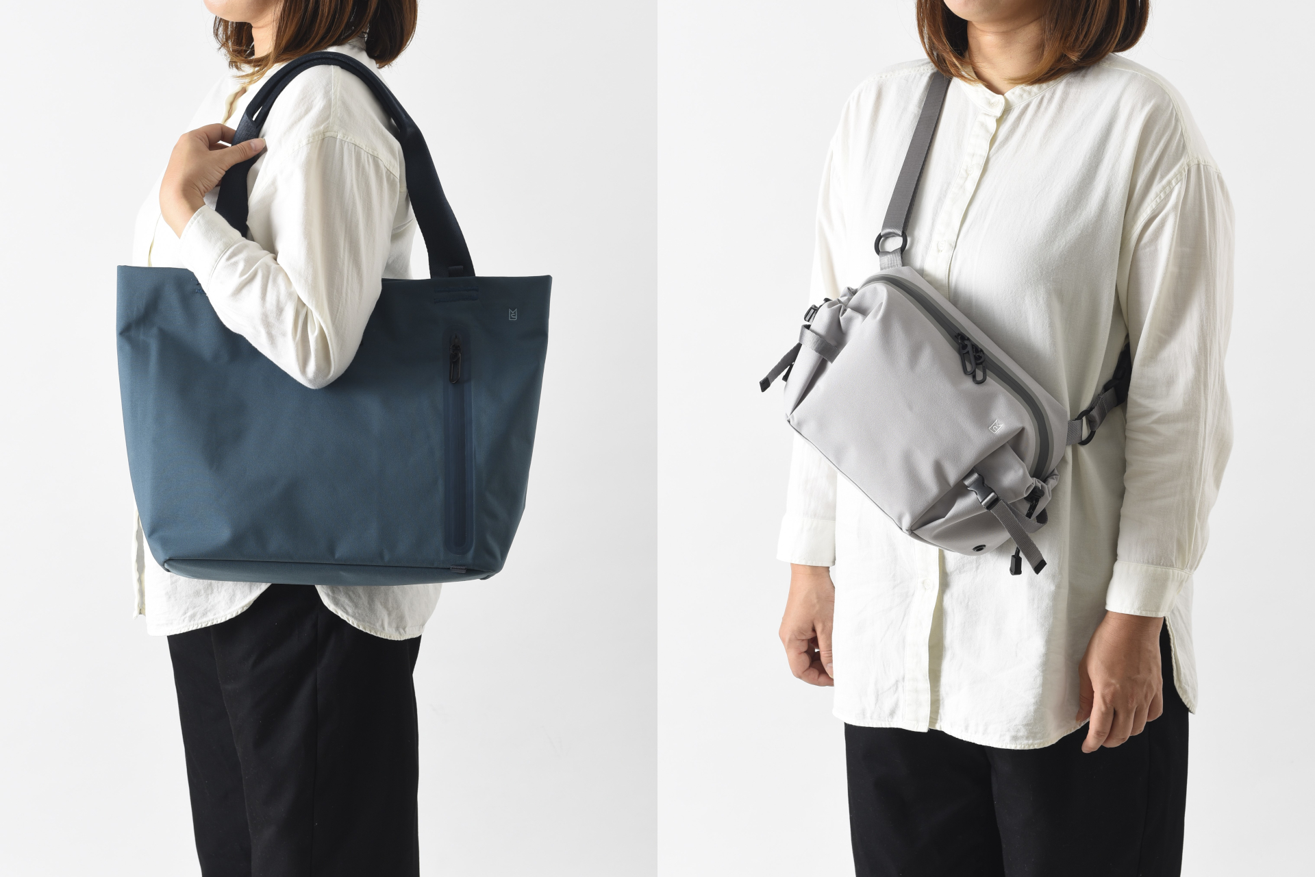 「LIKIDトートバッグ」と「LIKID 2WAYショルダーボディバッグ」