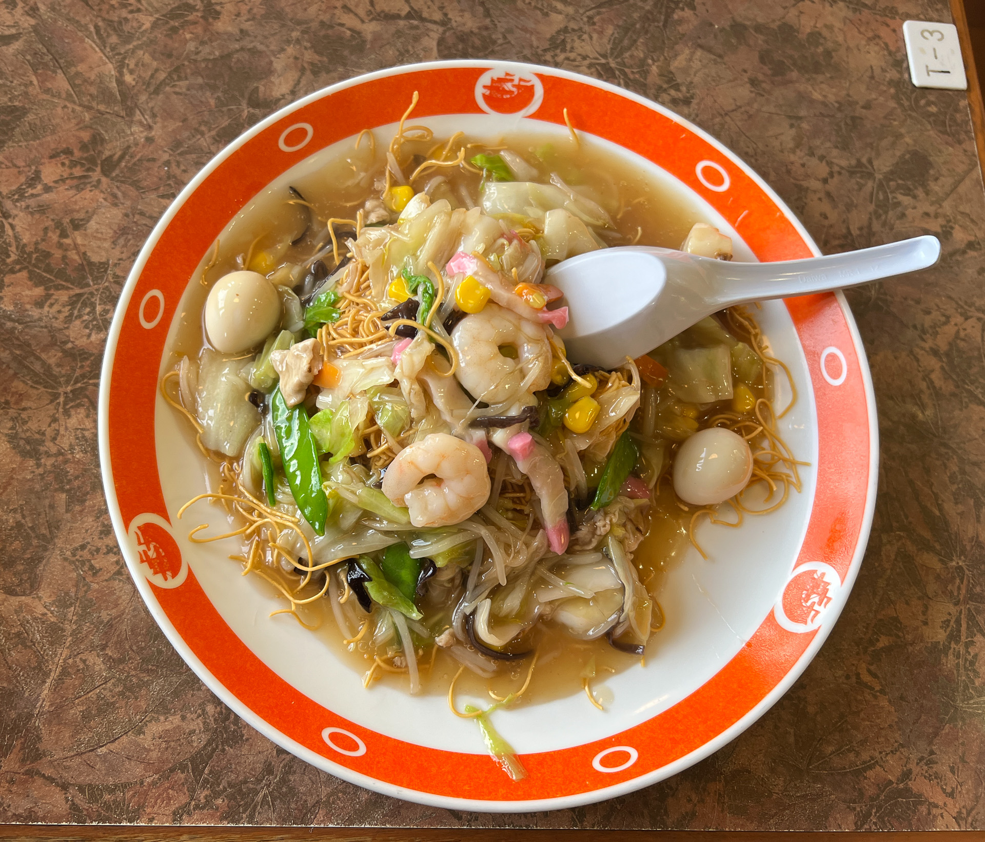 パリパリ麺の五目皿うどん