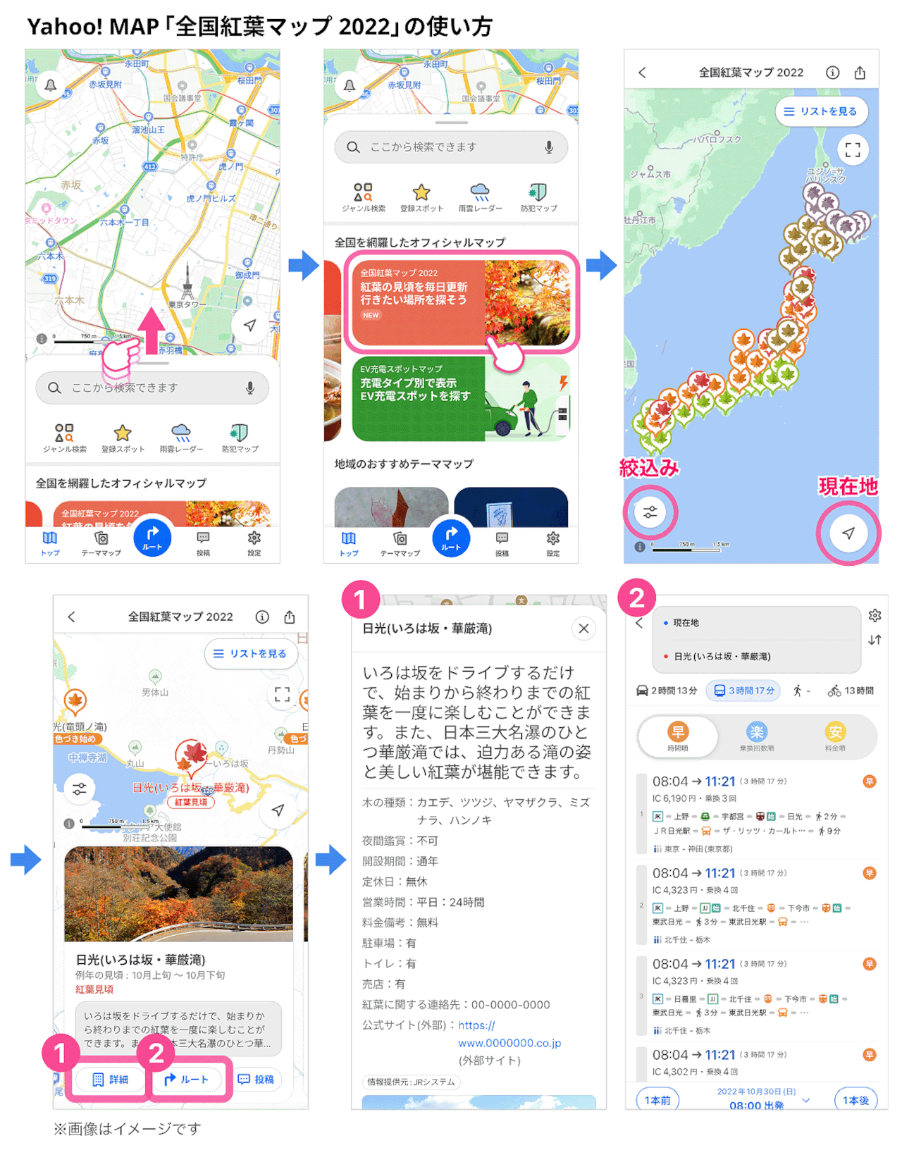 Yahoo!検索の画面
