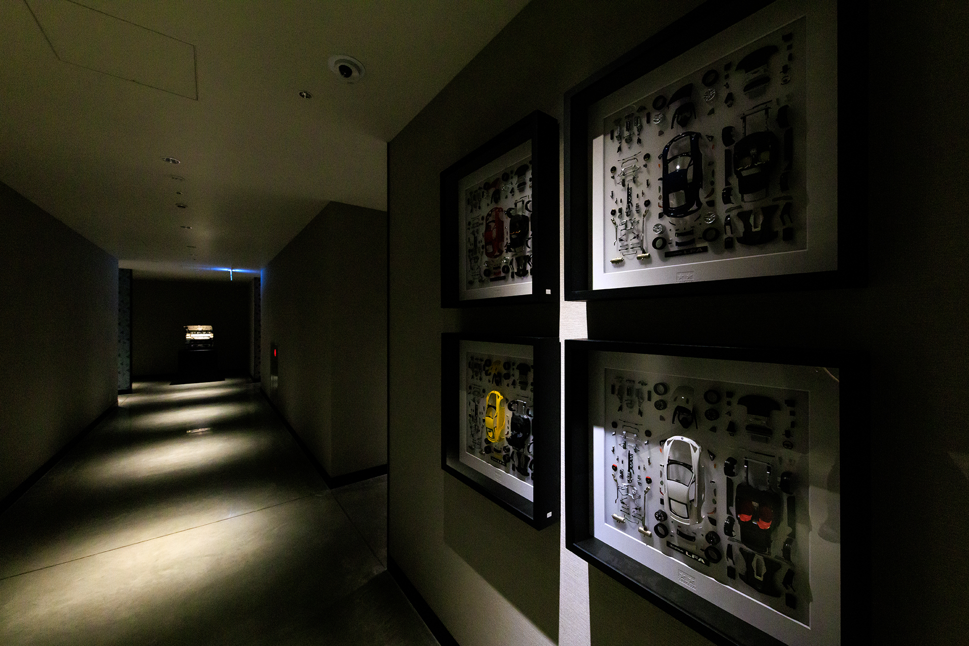 こちらはタミヤ製レクサス「LFA」のプラモデル