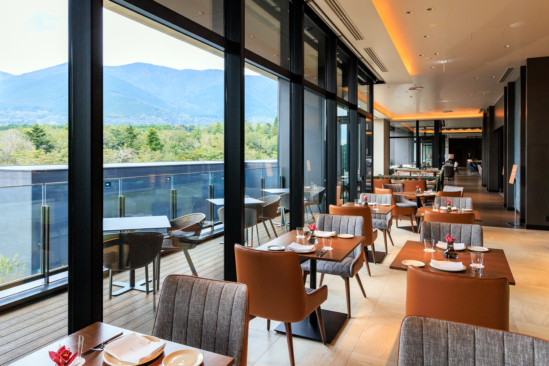 2人用席はカジュアルなイメージ