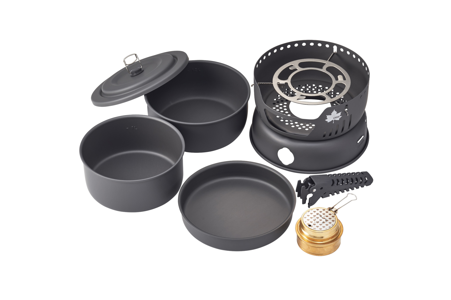 「LOGOS アルコールバーナー＆クッキングセット」
