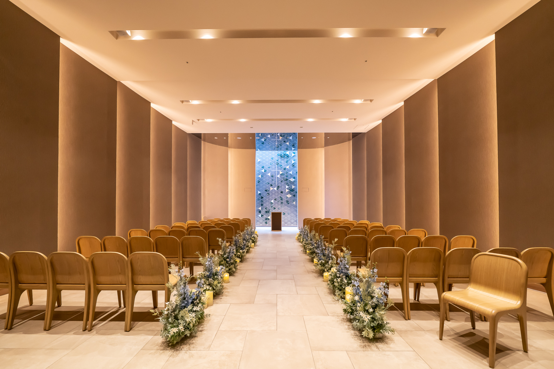 4階にあるチャペル。キリスト教式にのみ対応