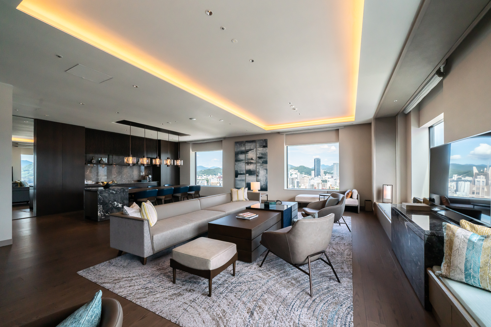 エグゼクティブフロアにあり、もっとも広く1室のみの「プレジデンシャルスイート」