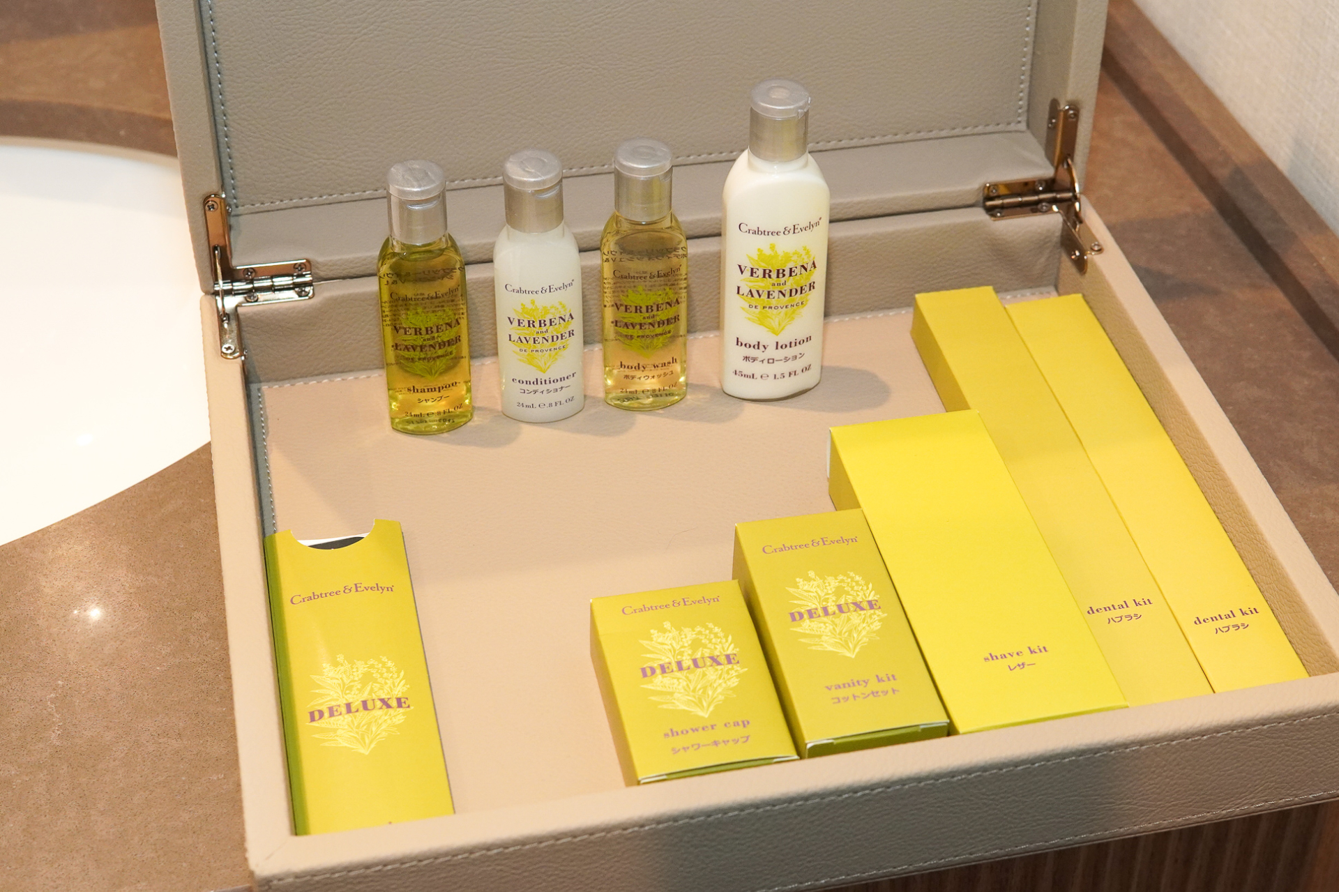 ヒルトンオリジナルのアメニティ