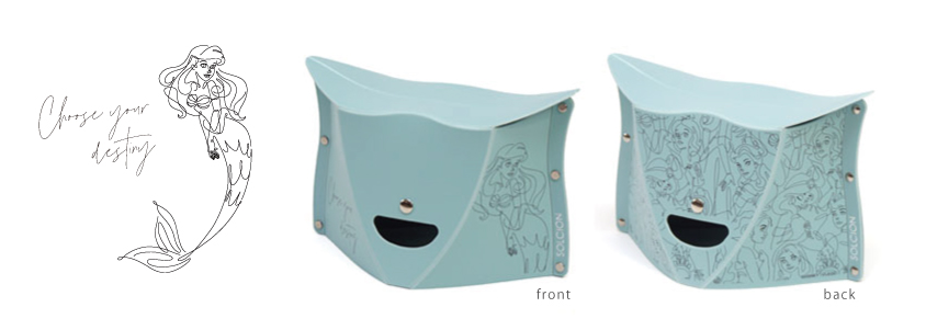 折りたたみイス Patatto180ディズニー から新デザインのアリエル ベル ラプンツェル トラベル Watch