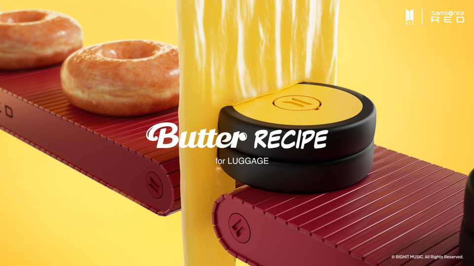 サムソナイト、「BTS Butter」とコラボしたバッグコレクション