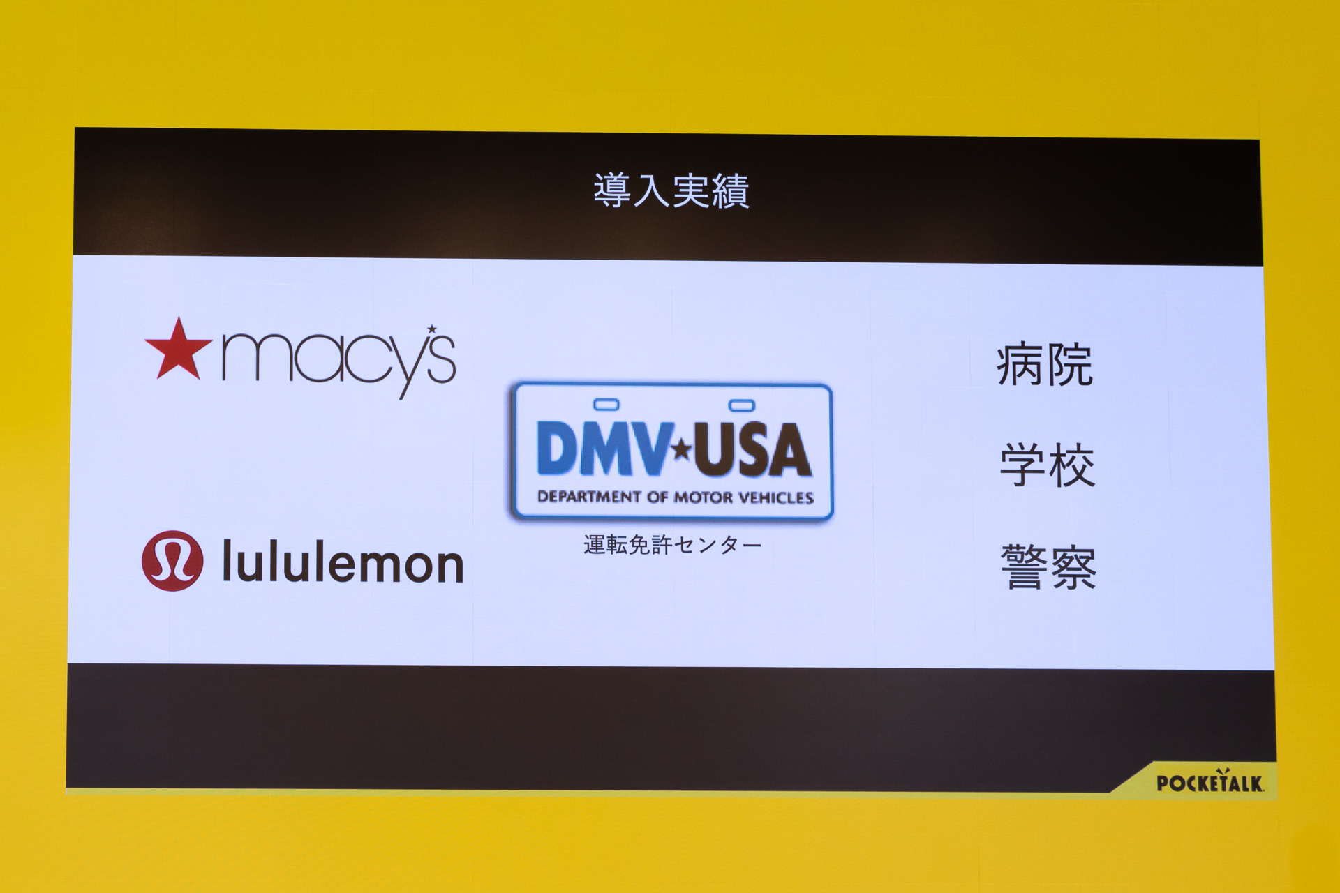 移民を多く受け入れているアメリカでは、病院や警察、学校などでポケトークを導入している