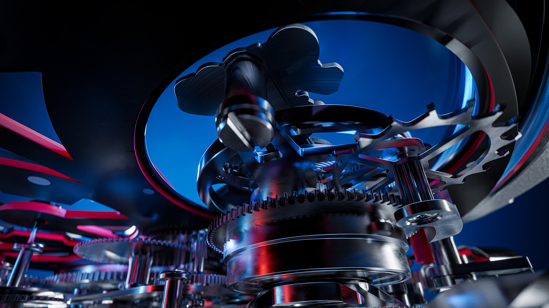 マリオカートのロゴが入ったサファイアクリスタルガラスが備えられている