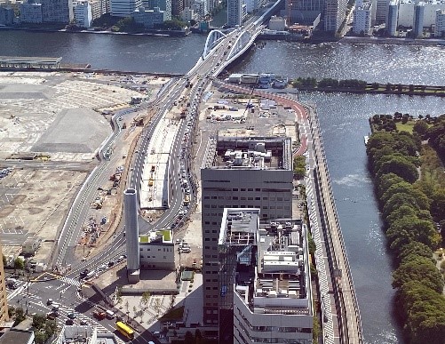 東京都は環状第2号線（築地・新橋間）を12月18日15時に交通開放する