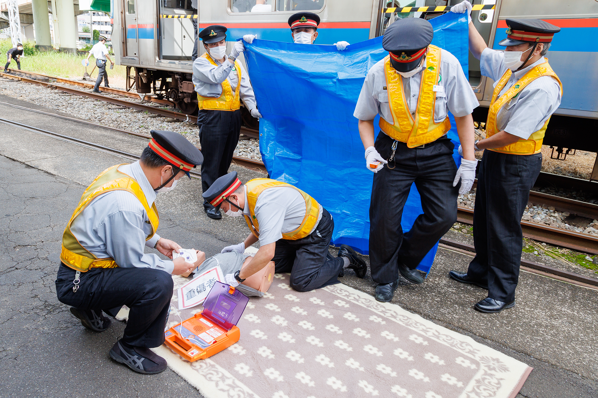 AEDなどによる救命措置を実施