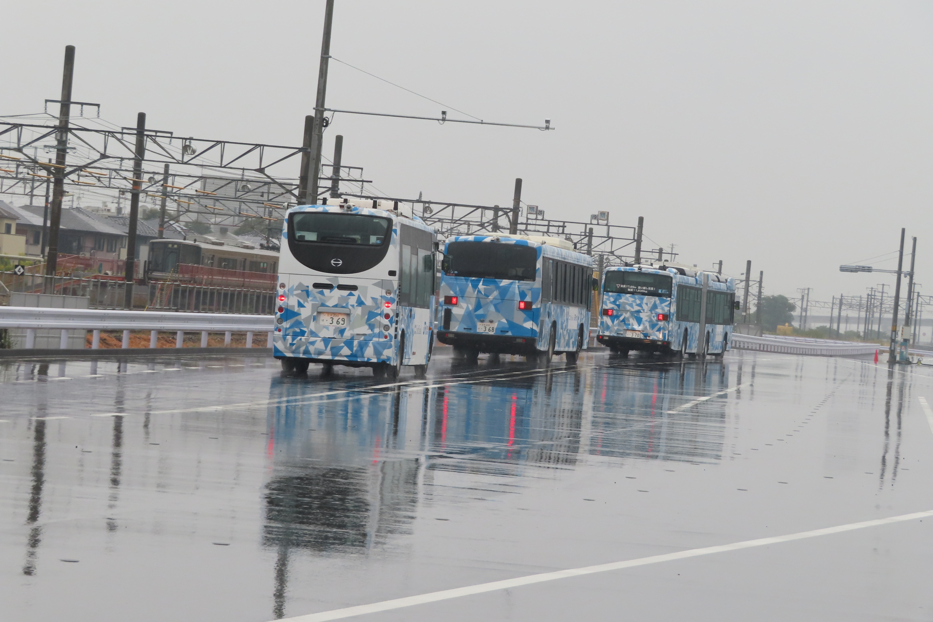 今回のデモではテストコース内の一部を使用