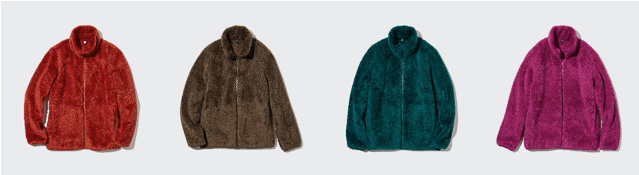 冬の定番「メンズフリースフルジップジャケット「ウィメンズファーリーフリースジャケット」の新色4色の先行販売も