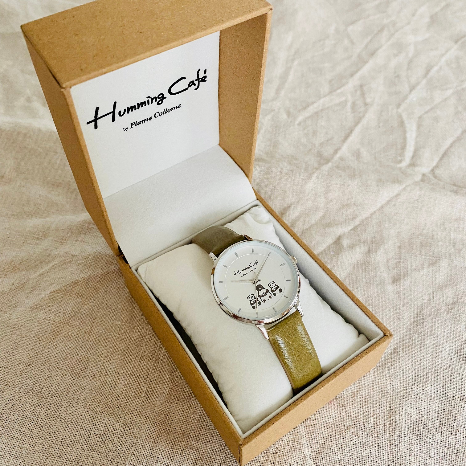 「Suicaのペンギンカフェ腕時計【カーキ】」