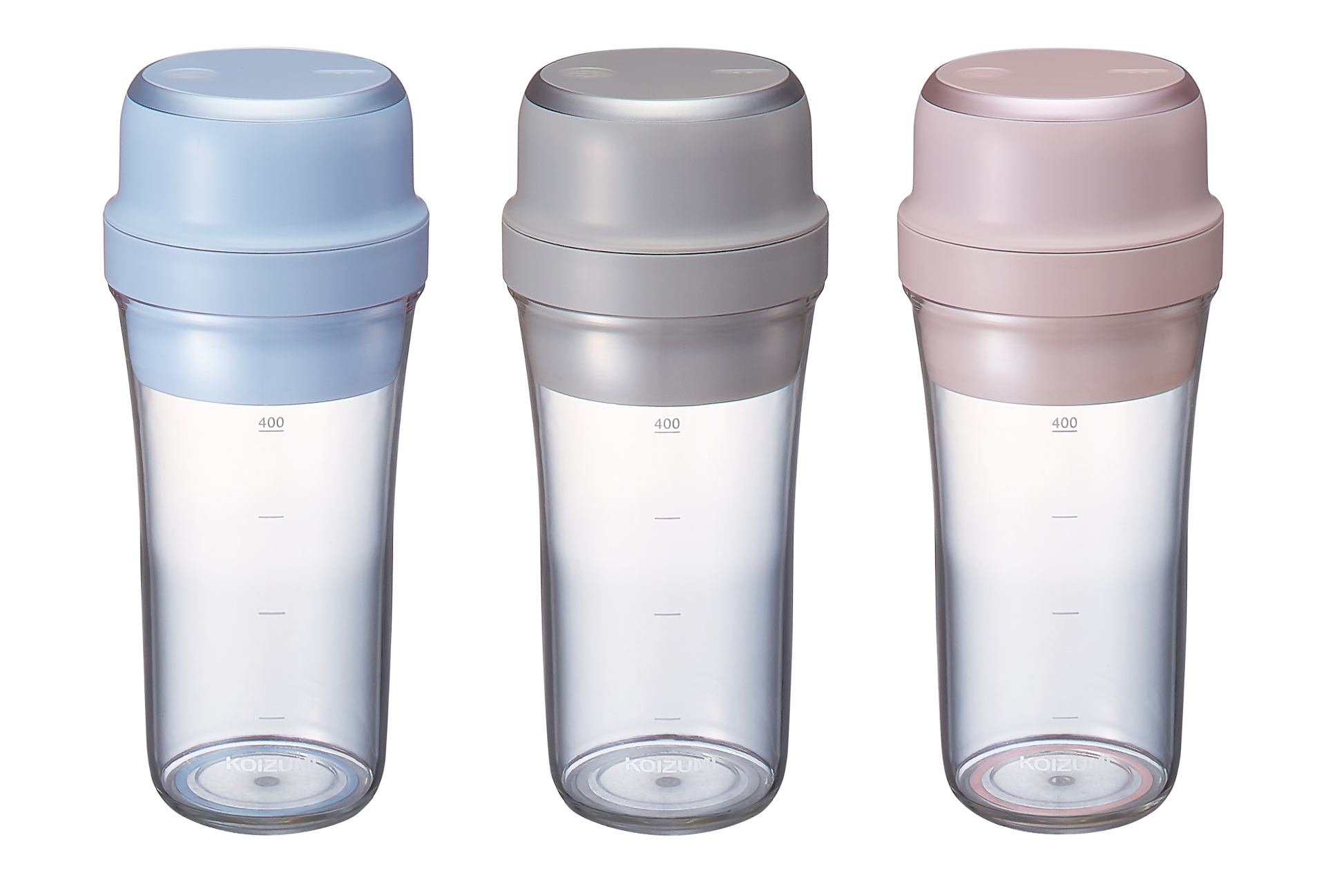 小泉成器は「ポータブルミキサー」3色を発売