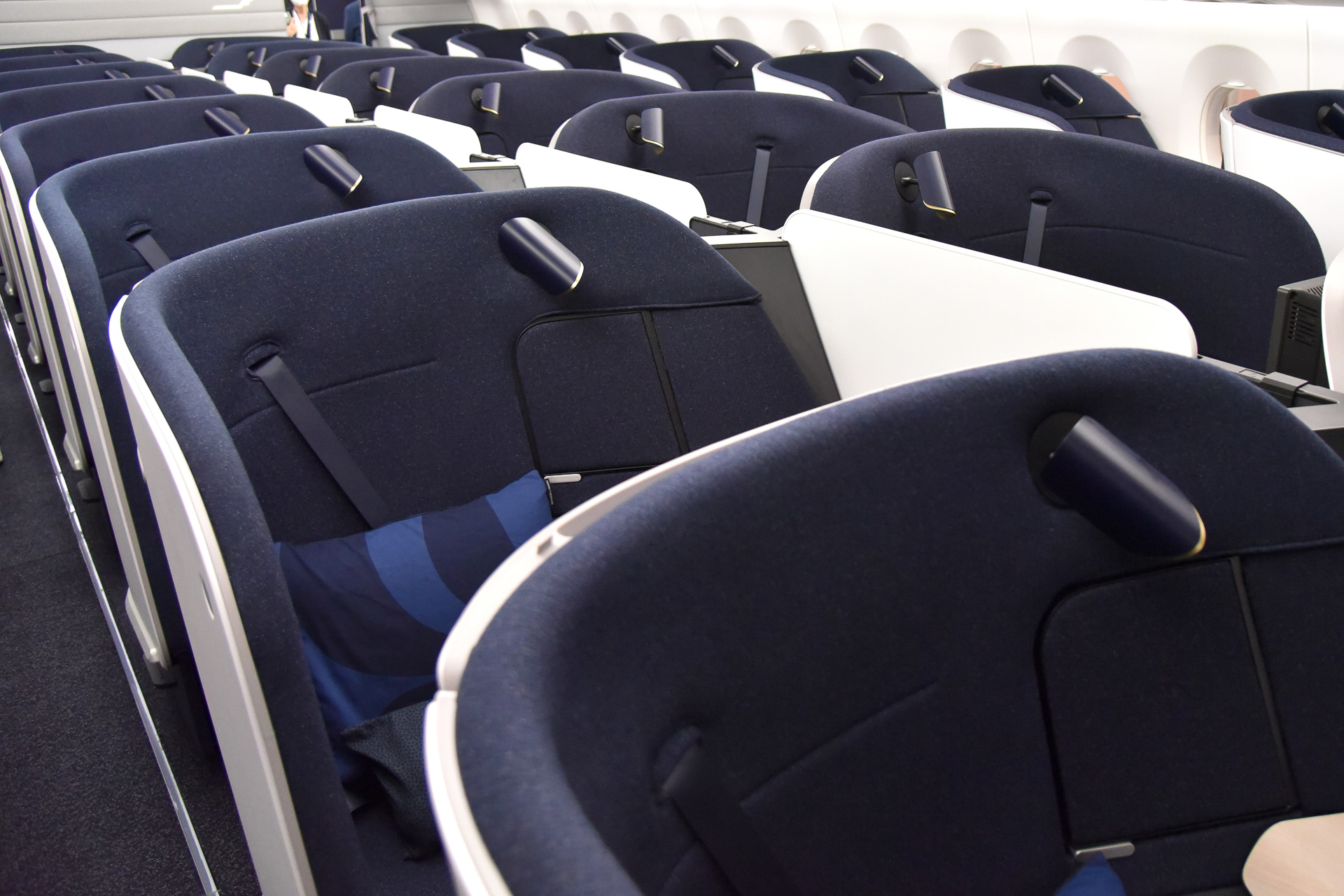 全面リニューアルしたビジネスクラス