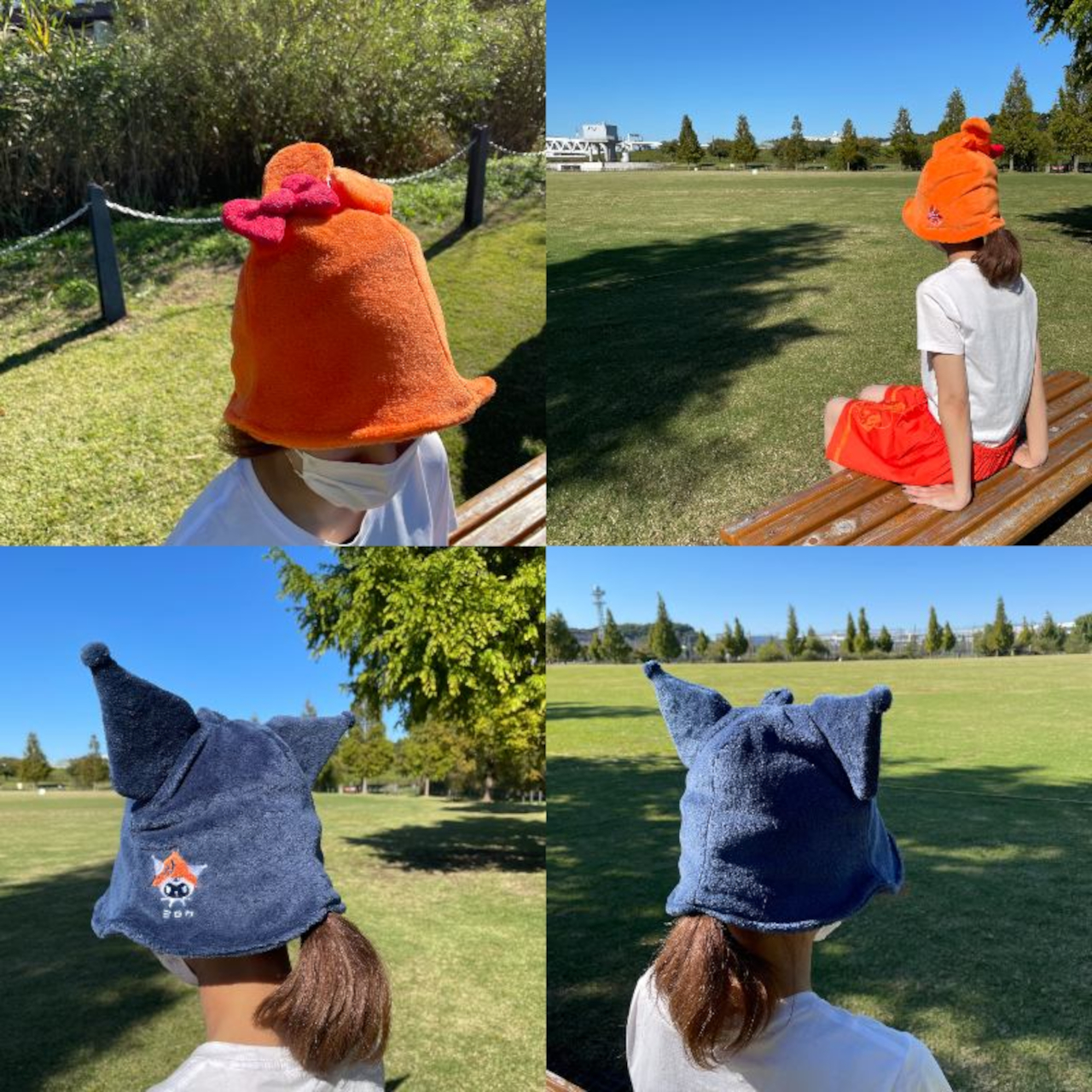 サウナの熱から髪の毛を守る「サウナハット」は5種類（マイメロディ/クロミ/シナモロール/ハンギョドン/サンリオキャラクターズ）、フリーサイズ