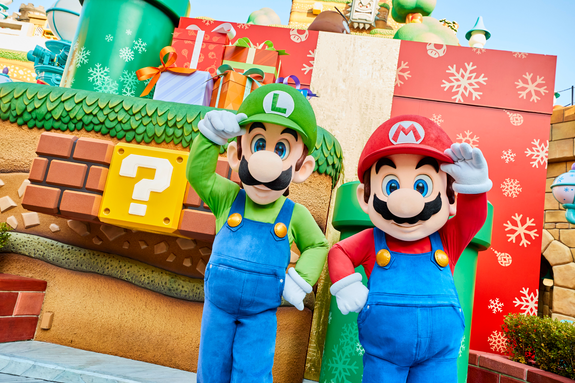 「スーパー・ニンテンドー・ワールド」オープン以来初のウインター・デコレーションを実施