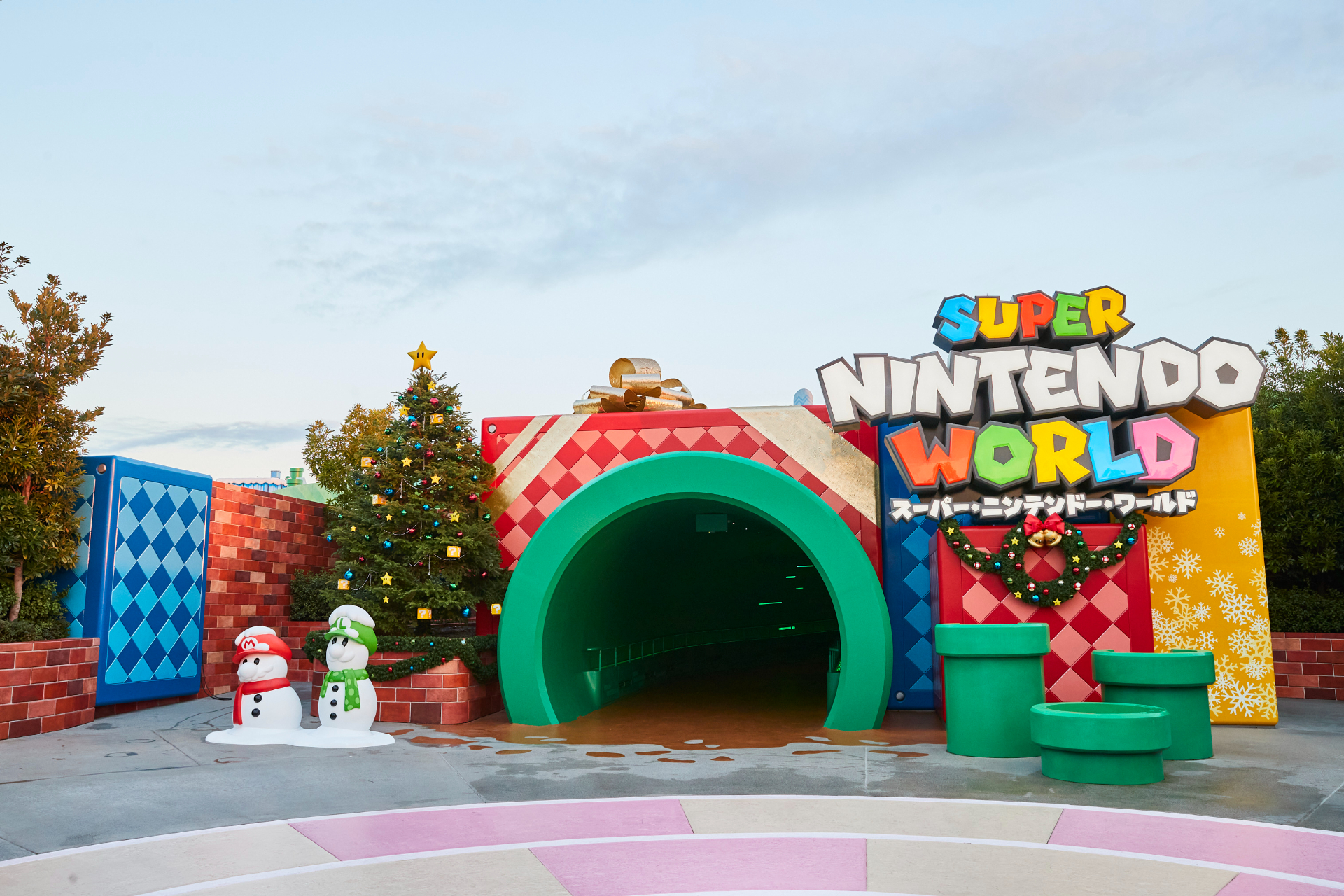 「スーパー・ニンテンドー・ワールド」オープン以来初のウインター・デコレーションを実施
