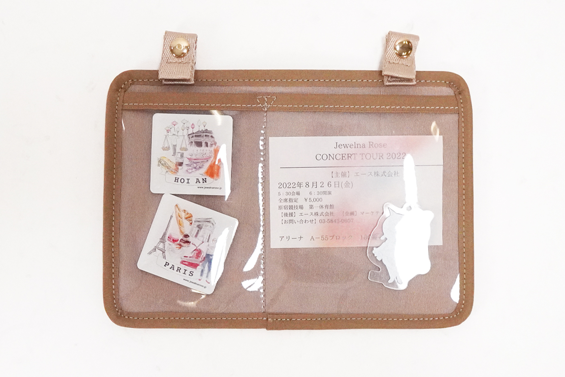 両面クリアポケット付き