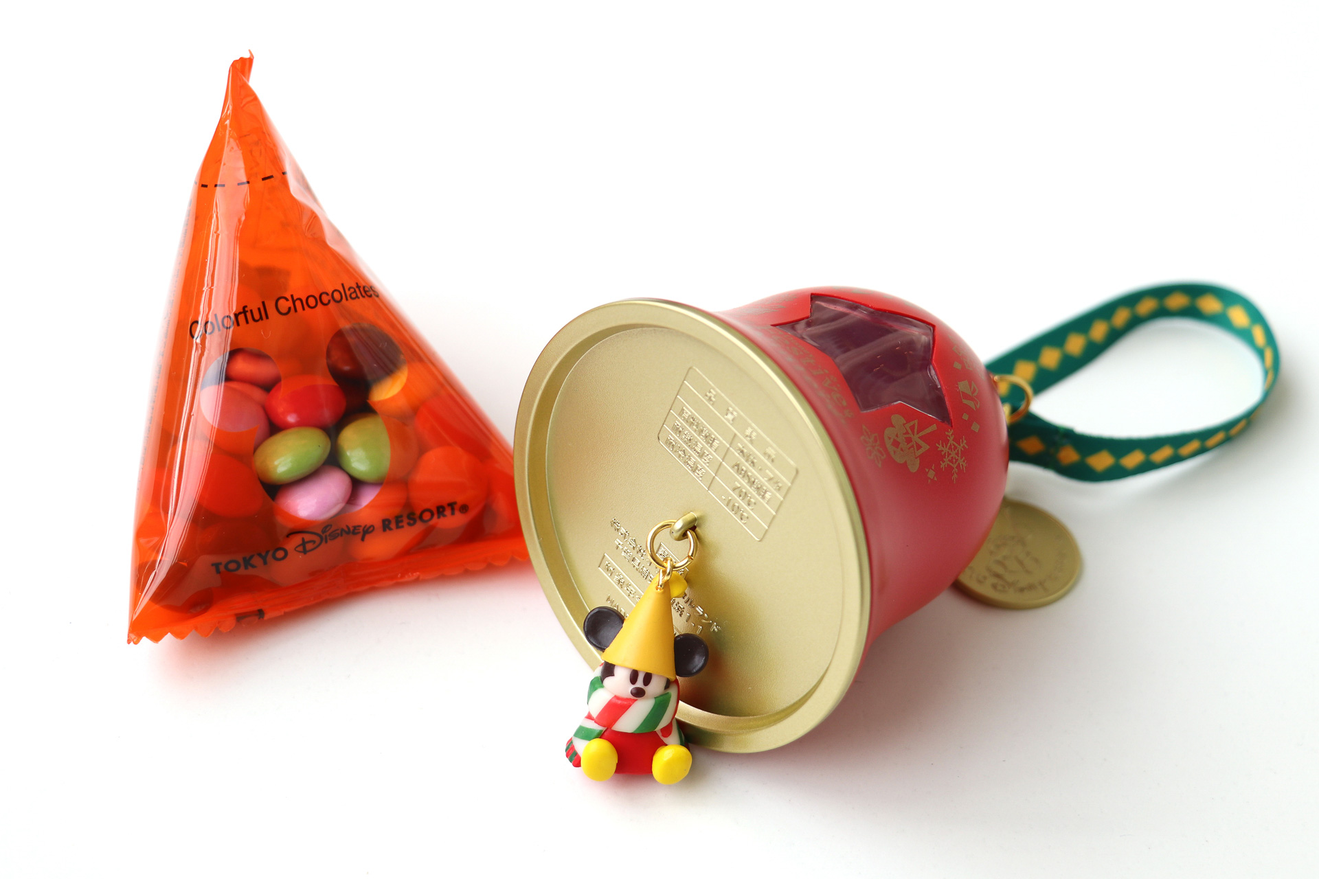 「カラフルチョコレート、ミニスナックケース付き」（1100円）