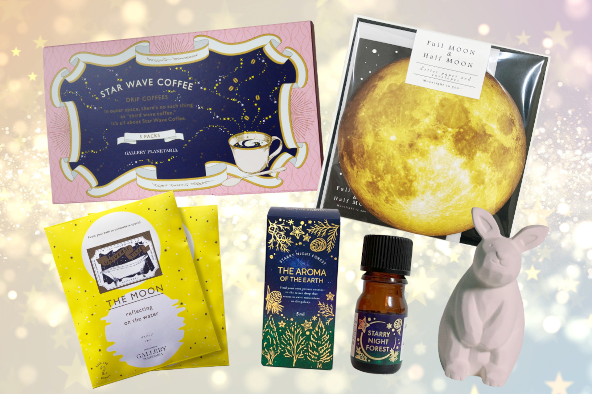 プラネタリウム天空「うさぎも喜ぶ満月セット」（3000円）