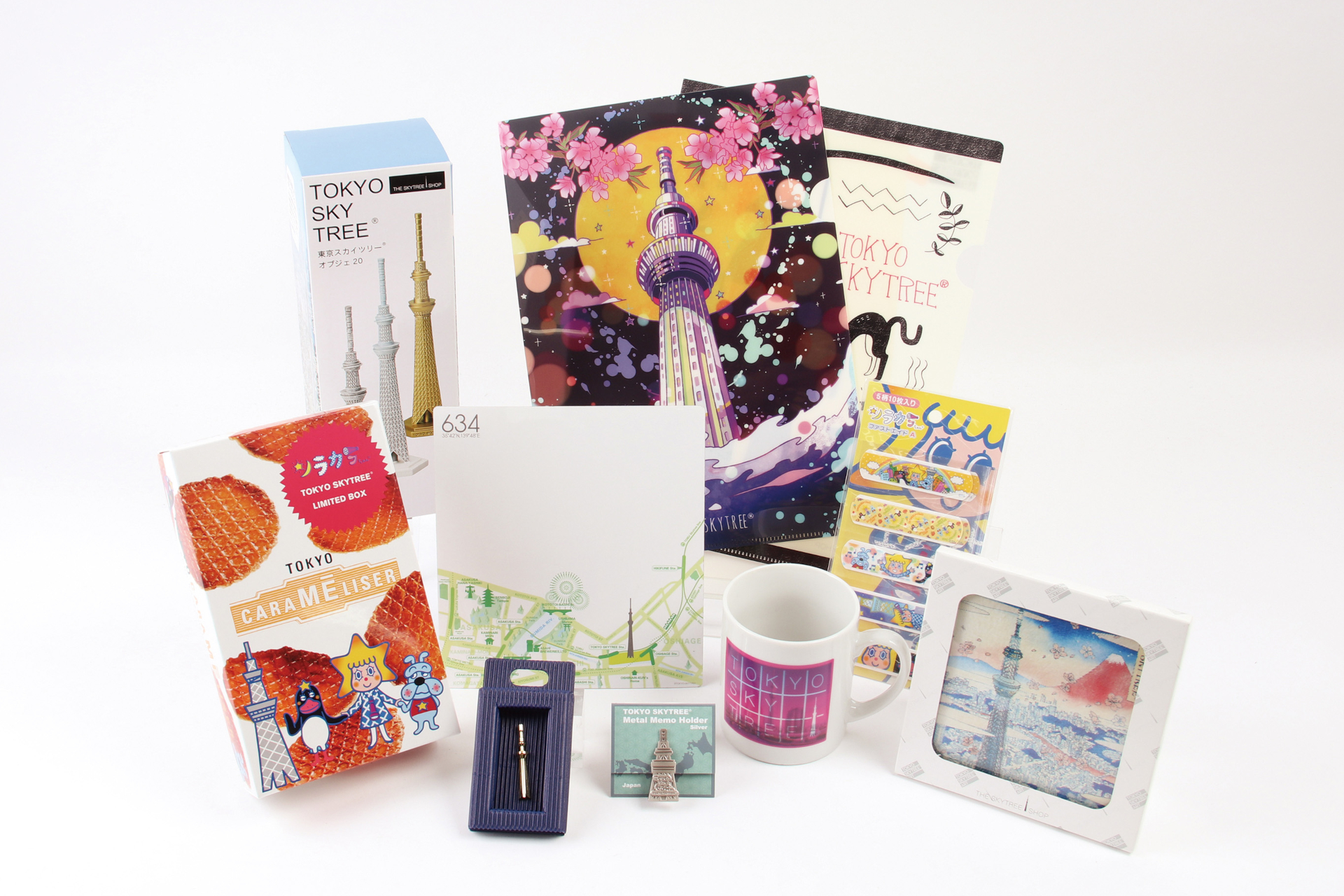 東京スカイツリー公式ショップの人気商品を詰め合わせた「THE SKYTREE SHOP 福袋」（3000円）