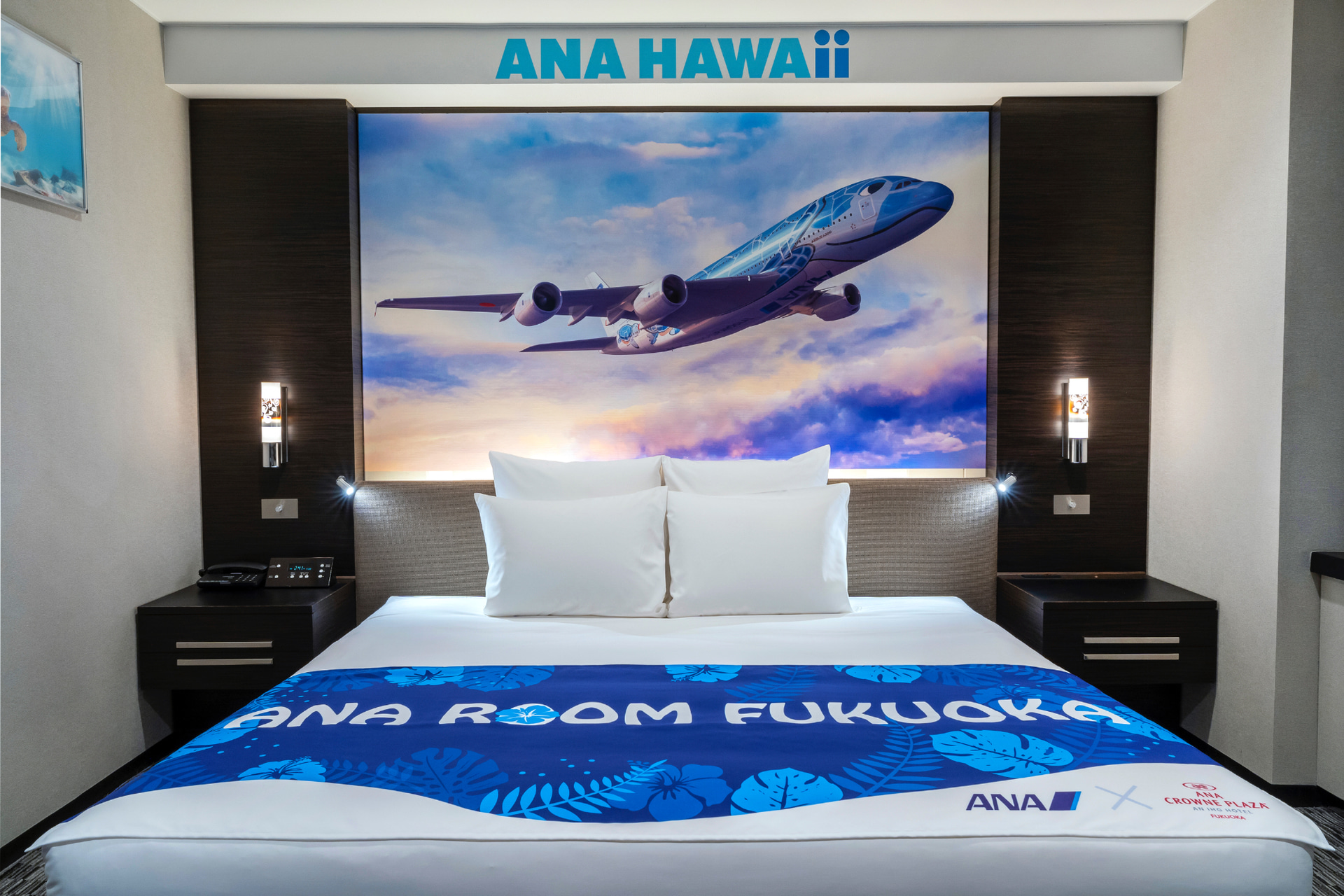 ANAクラウンプラザホテル福岡は1室限定の「ANA ROOM FUKUOKA」を提供する