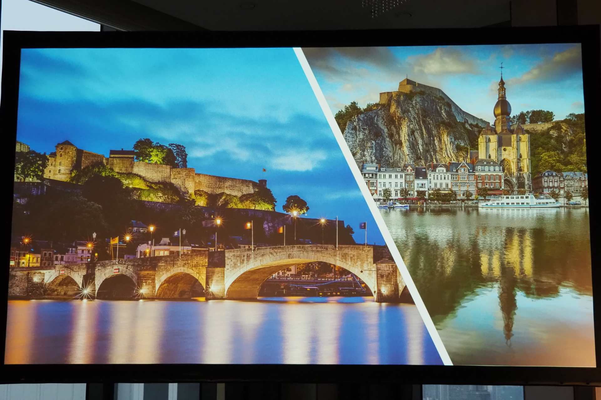 ナミュールとディナンの美しい景色