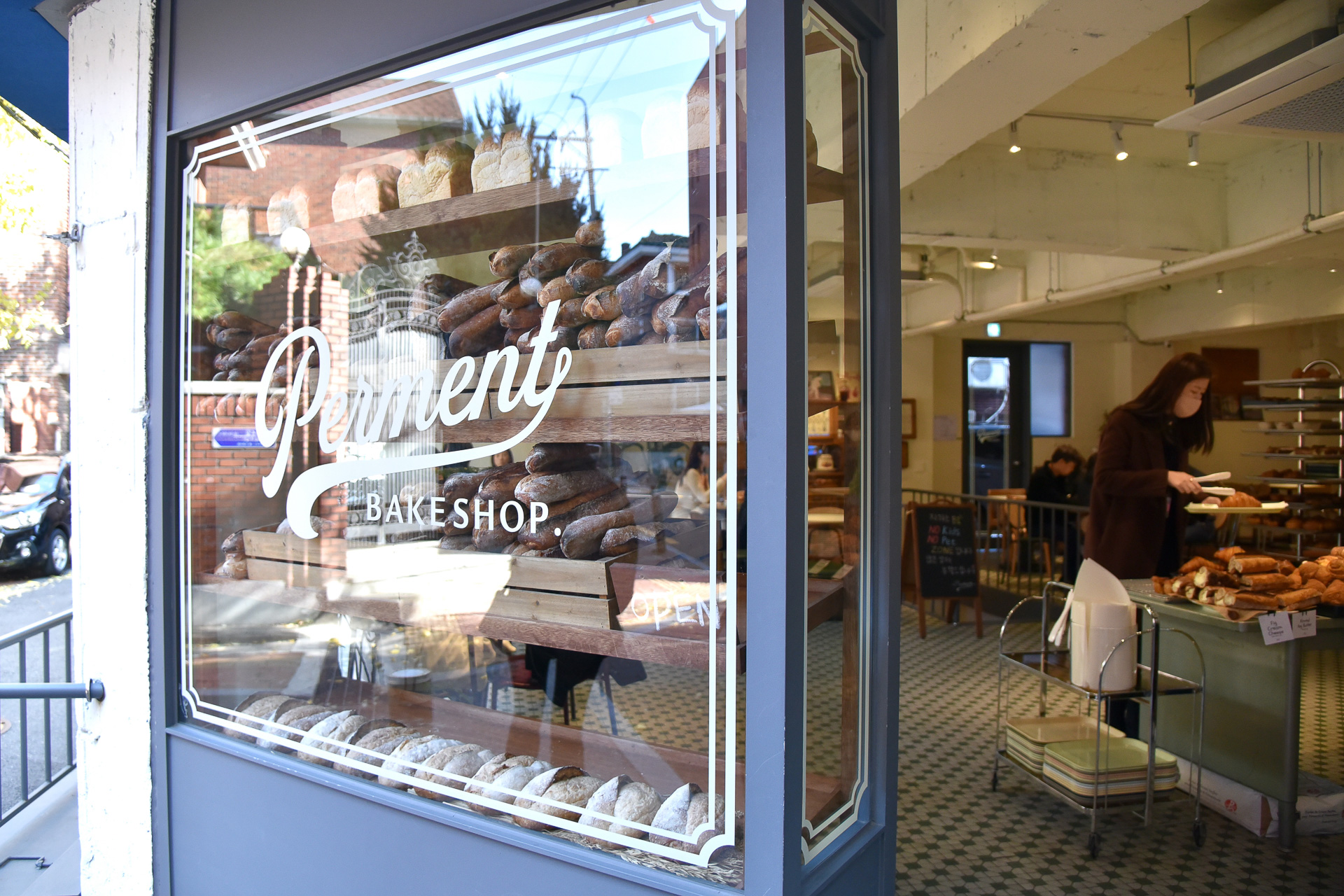 こちらも人気のお店の1つ。とにかくベーカリーが多いのでパン好きにはたまりません