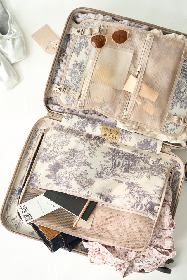 SNIDEL × Samsonite ピンクベージュ スーツケース　55cm Samsonite】コラボスーツケース(55cm)(キャリーケース)｜バッグ