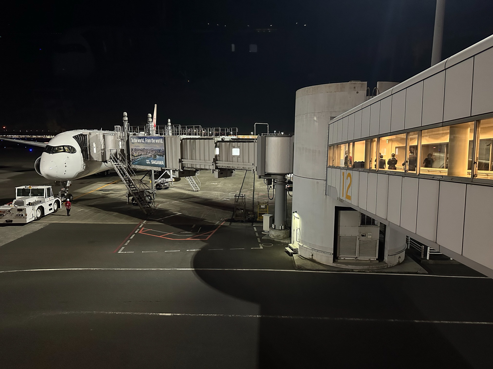 初日の出フライトの機材はエアバス A350-900型機