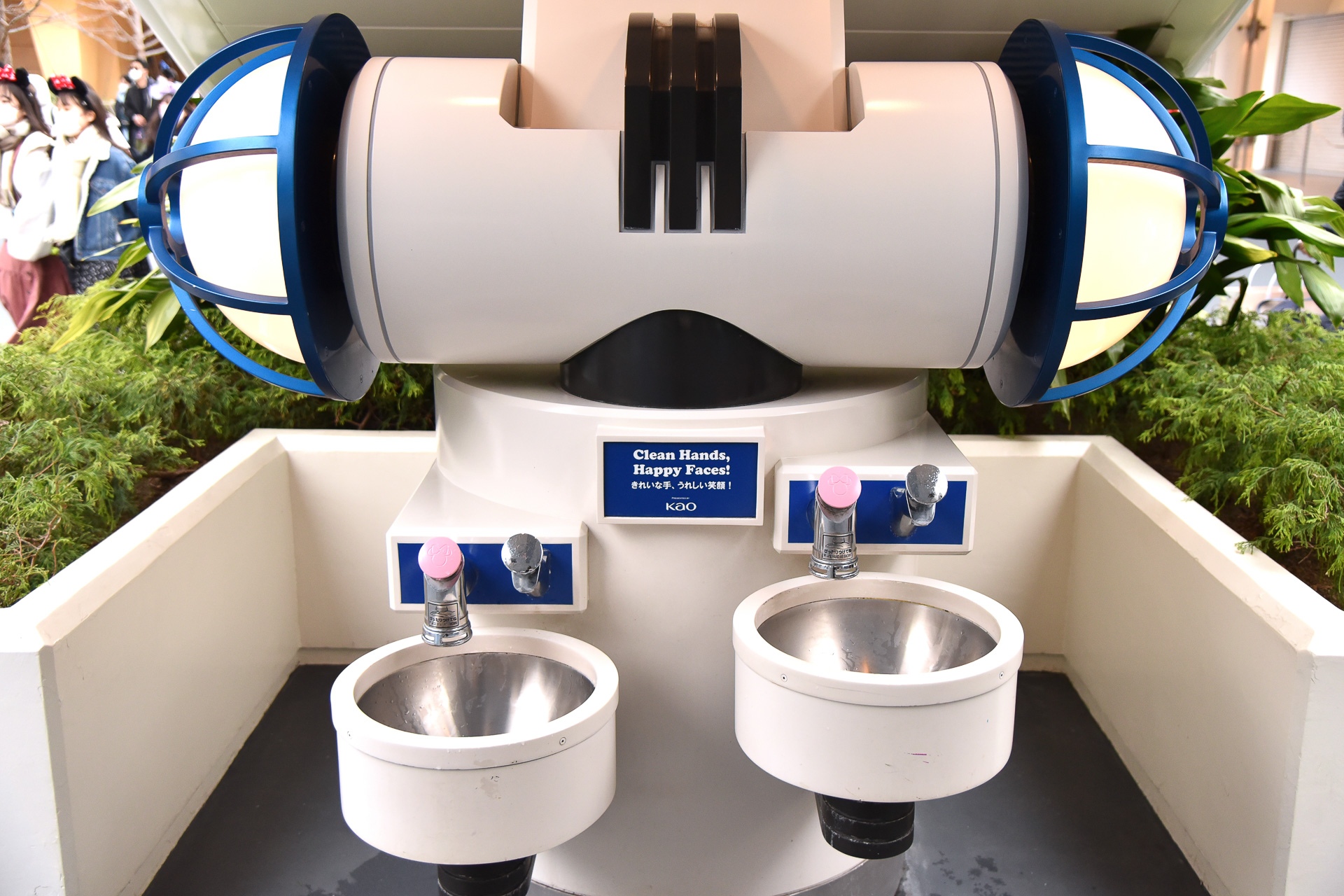 トゥモローランドの「ハンドウォッシングエリア」