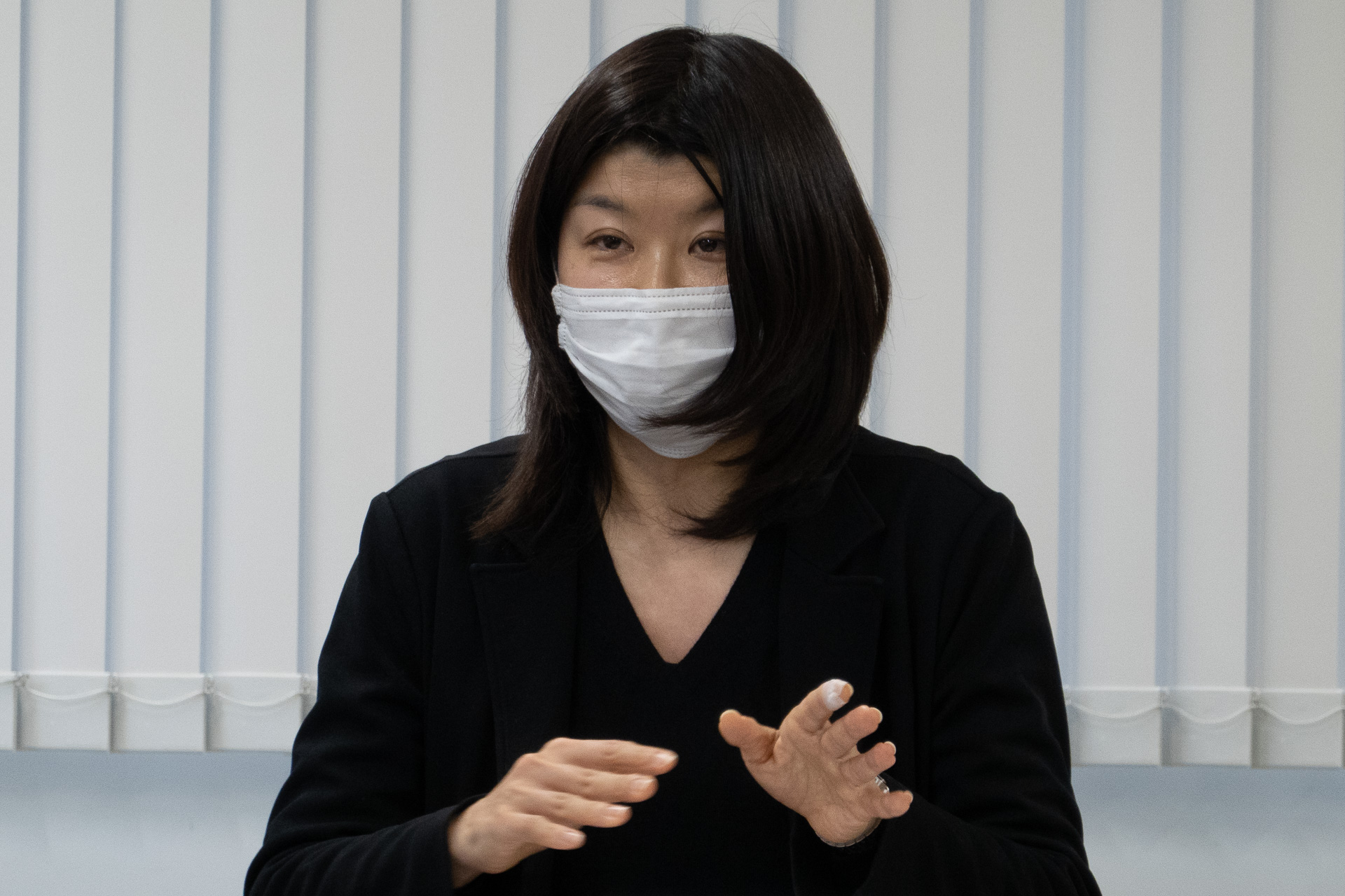 SDGsアワードを説明した一般社団法人日本旅行業協会 総務広報部 アシスタントマネージャー 齊藤祐子氏