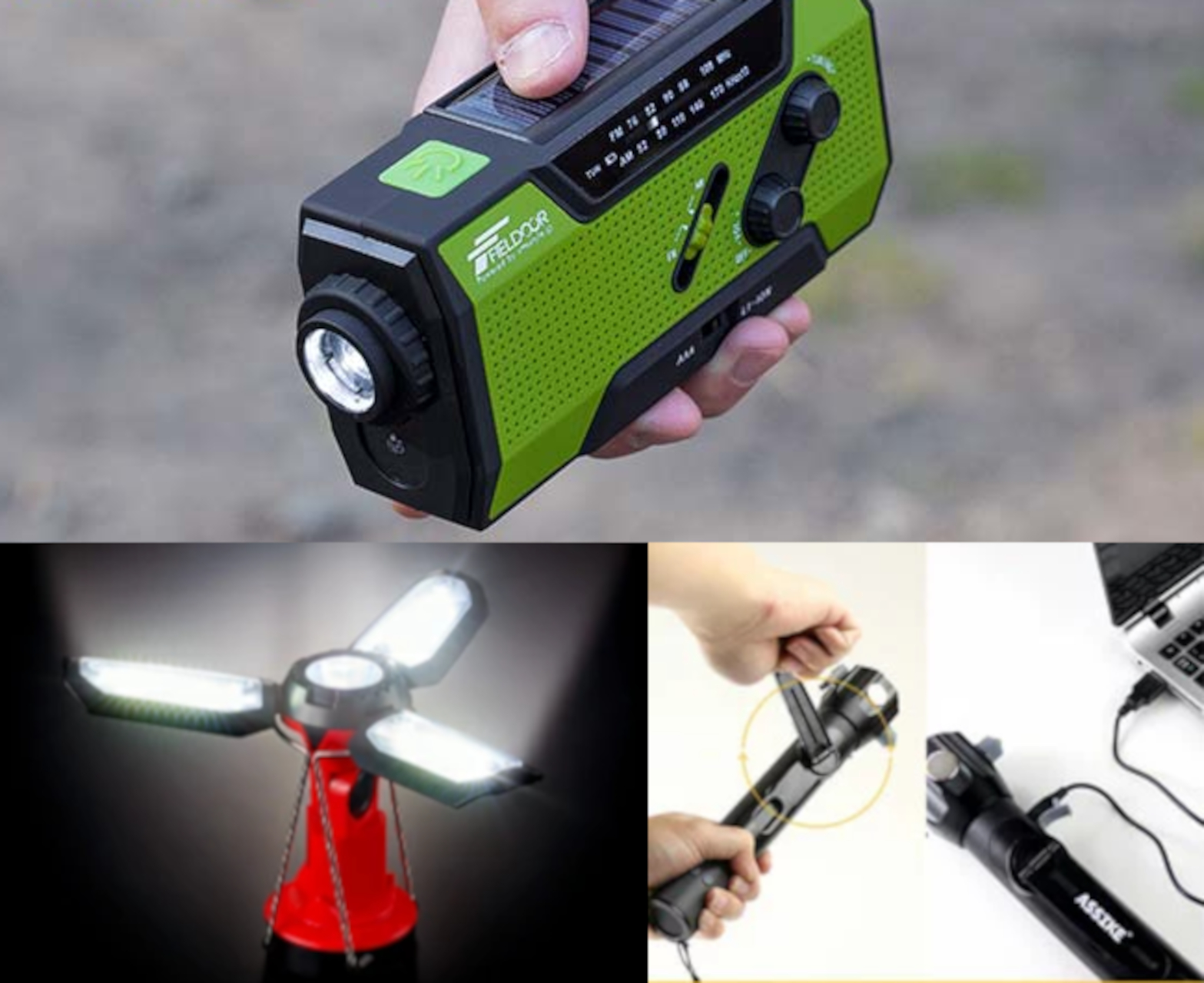 ラジオやスマホ充電など多機能が備わる懐中電灯を紹介