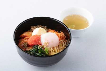 地野菜ナムルの明太ビビンバセット