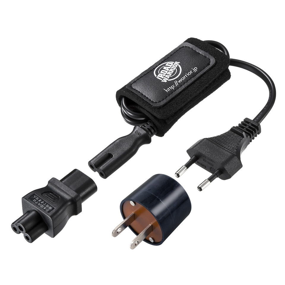 サンワサプライ、海外の高電圧に対応するノートPC電源ケーブル。最大