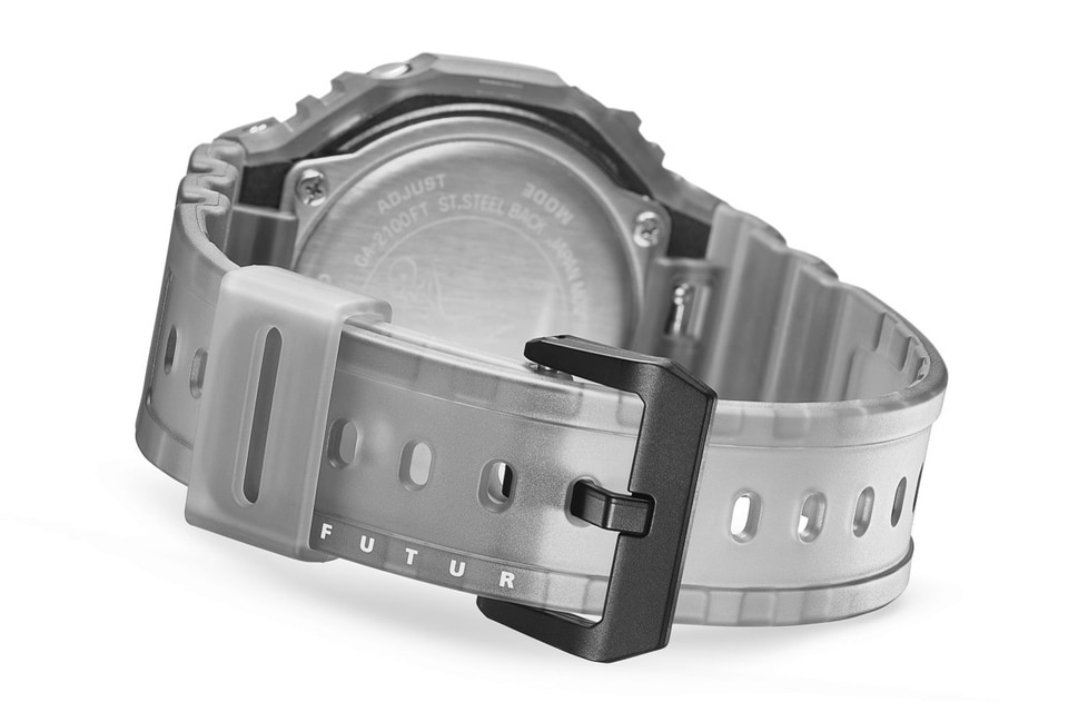 G-SHOCK×FUTUR、グレースケルトン樹脂の「2100」シリーズ - トラベル Watch
