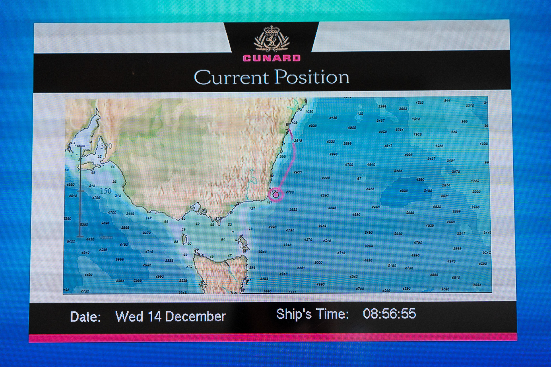 シドニーを出発して南下中です