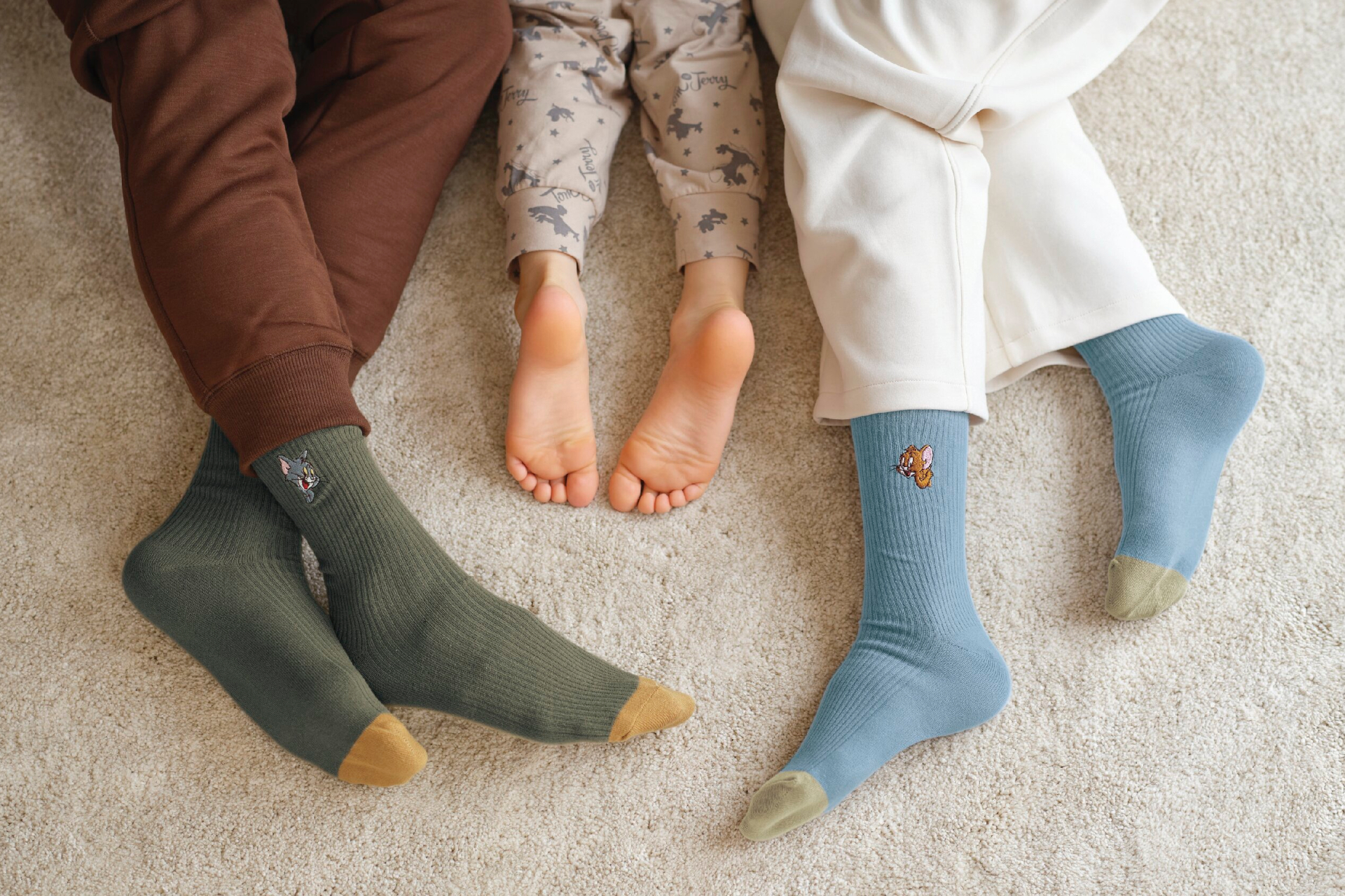 レディースメンズソックス2柄セット