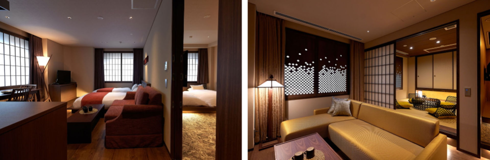 4～6名で宿泊できるキッチン付き客室も