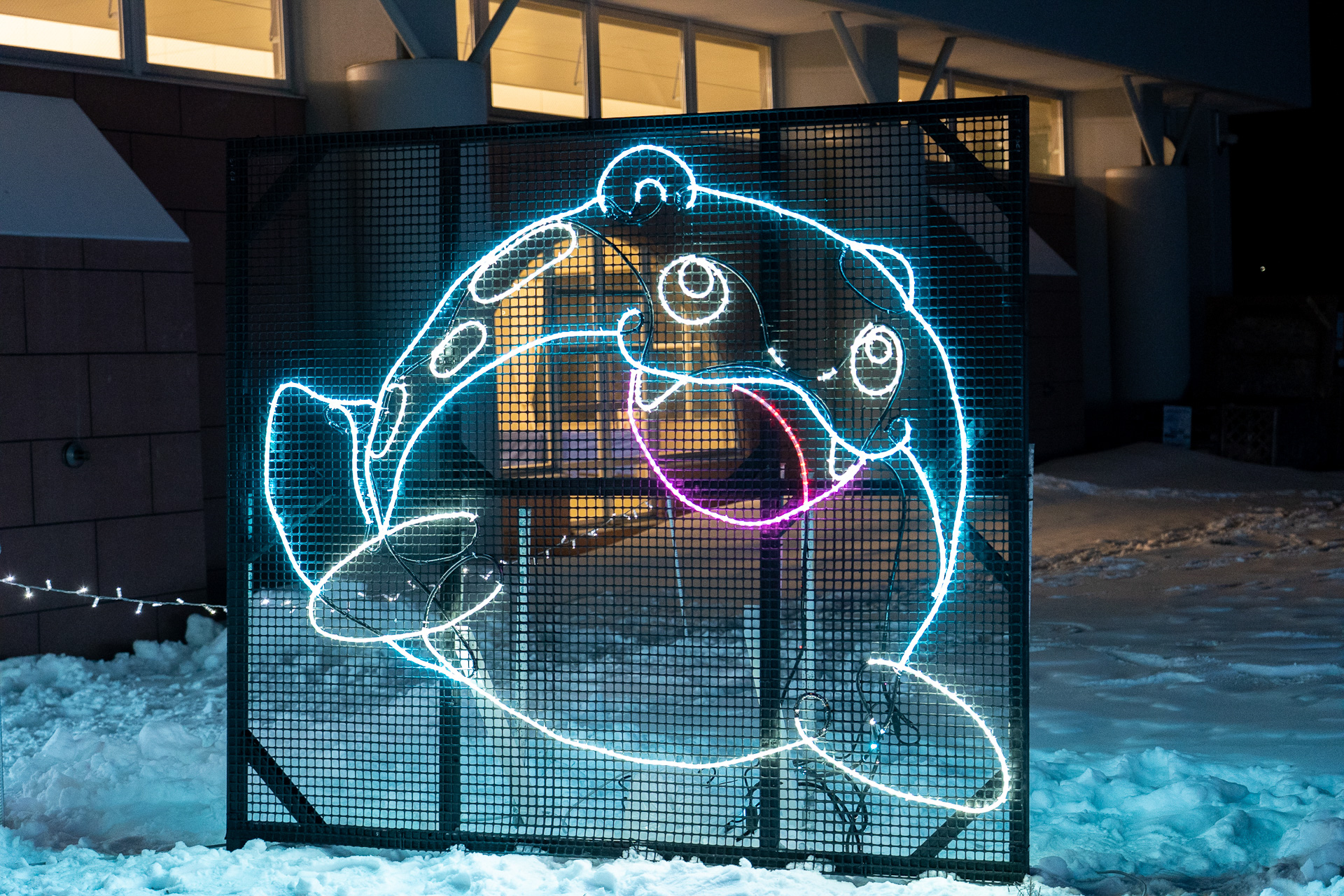 さっきワークショップで家族連れが作っていたものだ！と思ったら感動